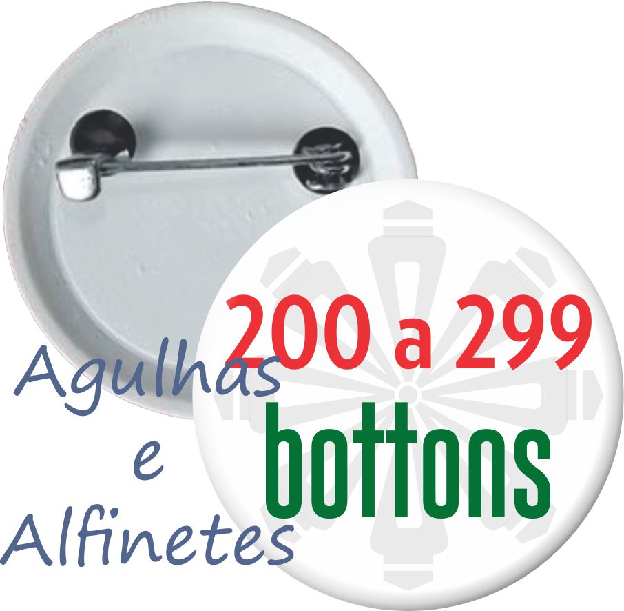 200 Bottons Personalizados